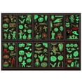 thumbnail image 1 of Halloween Tattoo Stickers Luminous 10 Sheets DIY Temporary Tattoo Party Tattoo, 1 of 10