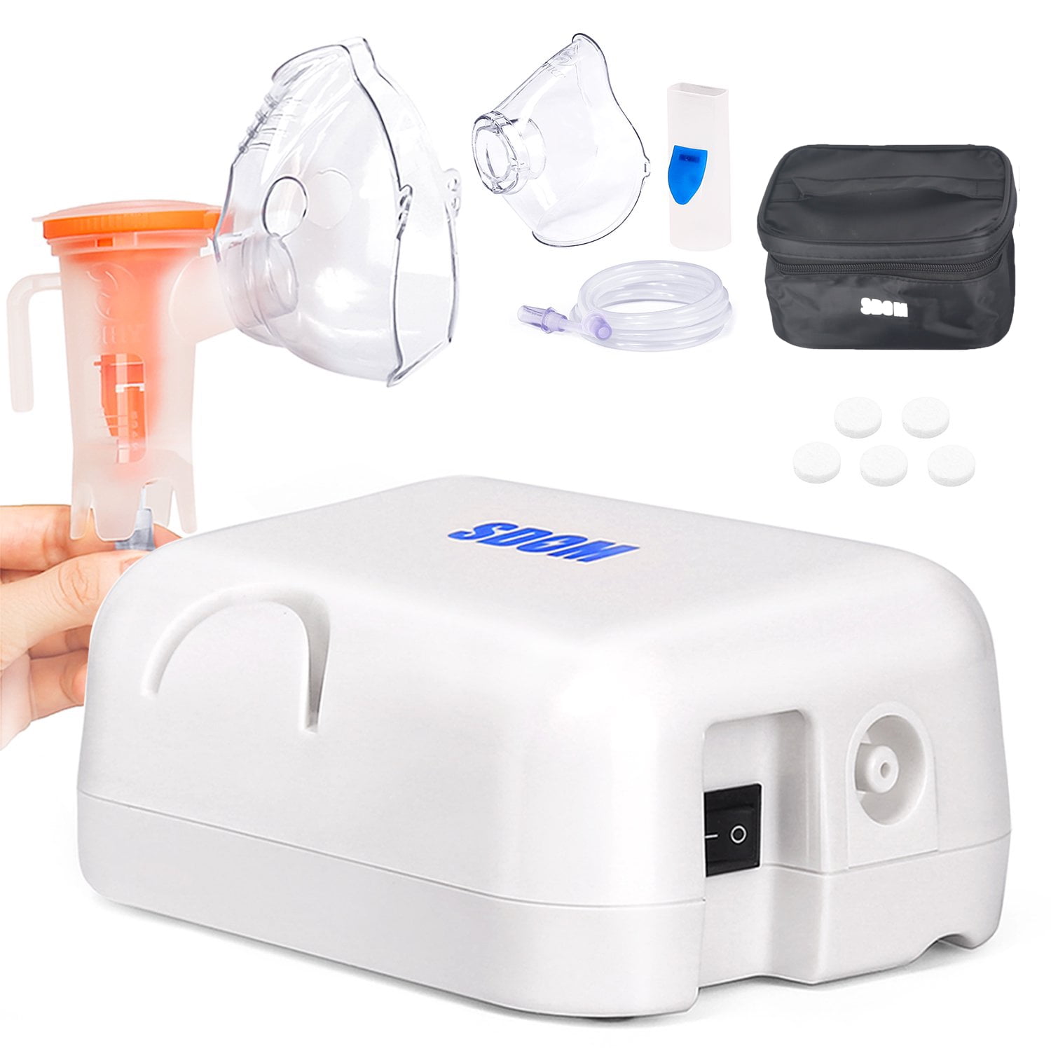 WANOSS Portable Nebulize Inhaler Machine for kids adults with Storage Bag -  