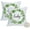 M Waterproof Clover Wreath, variant on 2 Pack Waterproof Outdoor Valentines Day XO Pillow Covers 16x16 Inch Blue Love Heart Arrows Holiday Throw Pillow Cases Romantic Valentine Farmhouse Decorations Cushion Cover Double Sided