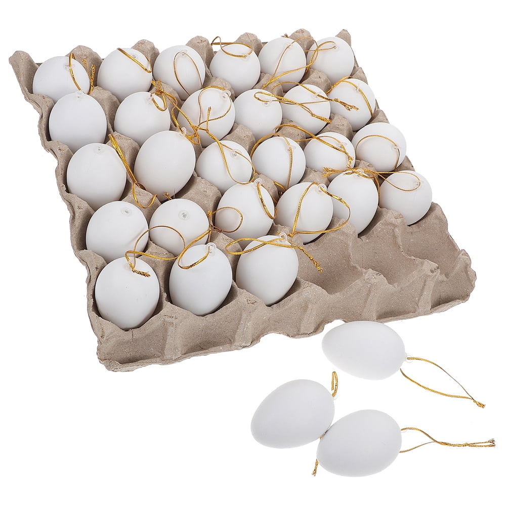 Worgeous 2 Sets  of Easter DIY Eggs Simulated Easter Eggs Egg Graffiti Toys Kids Egg Painting Toys Easter Eggs