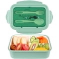 thumbnail image 1 of Fiambreras, Bento Boxes, Fiambreras, Fiambreras A Prueba De Fugas Para Niños Y Adultos, Fiambreras Bento Con 3 Compartimentos Y Cubiertos, Contenedores De Alimentos Sin Bpa, Apto Para Microondas Y Lav Namotu LKX-0884-1, 1 of 7