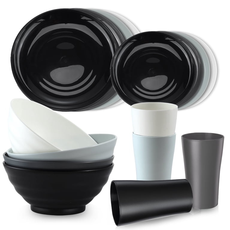 Eco-Friendly Plastic Dinnerware Set, Service for 4 photo 1