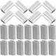 thumbnail image 2 of 100 unidades de terminales de crimpado de aluminio para cables, con casquillos de crimpado y herramienta para crimpar cables de acero., 2 of 8