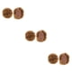 thumbnail image 4 of Soidarity Extensión de moño afro hermosa y manejable de fibra para cabello natural para mujeres a la moda Q9 6H27 Type1 NO1, 4 of 6