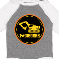 thumbnail image 4 of Inktastic Digger Construction Truck boys Boys Long Sleeve Baby Bodysuit, 4 of 5