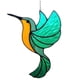 thumbnail image 1 of Colgantes de ventanas de vidrio, ventana de cocina de decoración interior al aire libre birdie, regalo, 1 of 4