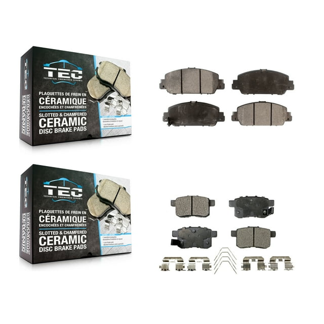 TEC Front Rear Ceramic Brake Pads Kit for Car Honda Accord KTC-100277