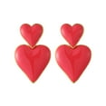 thumbnail image 2 of Pendientes de San Valentín, pendientes de San Valentín para mujer, regalos de San Valentín para ella, pendientes de corazón para mujer, joyería de moda para adolescentes, niñas y adolescentes, pendien, 2 of 7