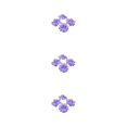 thumbnail image 1 of ZheElen 50pieces DIY Crafts Made Easy With Fabric In Multiple Colors Realistic Appearance Fiber Wide Application Soft Texture Purple 4.5cm 3Set, 1 of 6