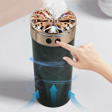 

WICVIK Aromatherapy Machine Humidifier USB Single and Double Spray Desktop Humidifier with LED Light Quiet Cool Mist Air Humidifier Suitable for Car Home Office Bedroom Hotel Store Gifts