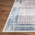thumbnail image 6 of Bohemian Geometric Area Rug 2'x7' Blue Runner Rug, 6 of 7