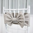 thumbnail image 5 of Set of 2 Stretchable Chair Sashes Bows Tie with Elastic for Weddings Party Decorations for Various Chair Types, 5 of 8