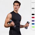 thumbnail image 2 of Men's Tight Training Vest Sports Running Fitness Basketball Stretch Quick Dry Vest Clothes, 2 of 6