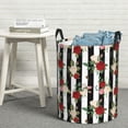 thumbnail image 5 of Goofa Rose Flowers Printed Circular Hamper,Laundry Basket with Handles,Storage Baskets Foldable,Large Capacity Laundry Hamper-, 5 of 8