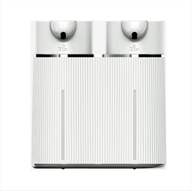 Dispensador Automático de Jabón Líquido y Espuma de Doble Cabezal, con Sensor Infrarrojo, Recargable por USB, para Montaje en Pared