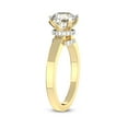 thumbnail image 3 of 2 Carat | IGI Certified Round Shape Lab Grown Diamond Engagement Ring For Women | 14K Yellow Gold | Lab Created Ember Secret Halo Diamond Engagement Ring | FG-VS1-VS2 Quality, 3 of 5
