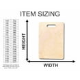 thumbnail image 2 of Unfinished Wood Cutting Board Crafting Shape - Kitchen - Craft - up to 46"  DIY 24" / 1/4", 2 of 3