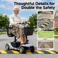thumbnail image 4 of Arshin Mobility Scooter,4 Wheel Mobility Scooter for Adults,Senior,Electric Powered Wheelchair Chargeable Device for Travel,Silver, 4 of 17