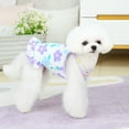 thumbnail image 5 of Visland Puppy Dress High Elasticity Flower Pattern Vibrant Color Summer Small Dog Princess Cosplay Costume for Home Wear, 5 of 8