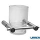 thumbnail image 1 of Porta Cepillos Urrea 9807 de acero inoxidable Con Vaso de cristal, 1 of 4