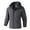 Grey, variant on QHFBli Men's Field Jacket Men's Casual Lightweight Hooded Hardshell Jacket for Outdoor Mountaineering and Spring Fall Wear