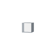 Solid Tumbled Acrylic Cube / Plexiglass Block - Transparent / Clear - 1-1/2"