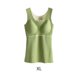 thumbnail image 3 of Minnieouse Ropa interior térmica de invierno para mujer, Top de alta elasticidad para mantener el calor, chaleco básico adelgazante informal, accesorio de Camisetas sin mangas Verde XL Minnieouse  AP013374-14, 3 of 6