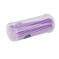 thumbnail image 4 of 100 Púrpura Desechable De Pestaña De Extensión Micro lo Aplicador Sunnimix Cepillo de maquillaje desechable, 4 of 8