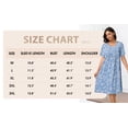 thumbnail image 7 of MINTREUS Nightgown Short Sleeve for Women Sleepwear V Neck Nightshirt House Dress with Pockets, 7 of 7