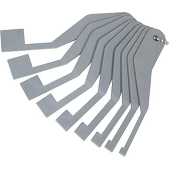 9 Piece Truck Brake Lining Gauge Set