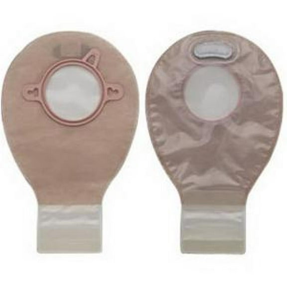 Hollister New Image Ostomy Pouch - Filter, Green Code, 1.75 Inch Flange, 7 Inch Length (Mini), Transparent, Microseal Closure, 20 Count