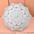 thumbnail image 6 of Shooting Props Photography Decorative Umbrella for Weddings and Dance Events - Elegant Lace Design with Wooden Handle for Stunning Photoshoots, 6 of 7