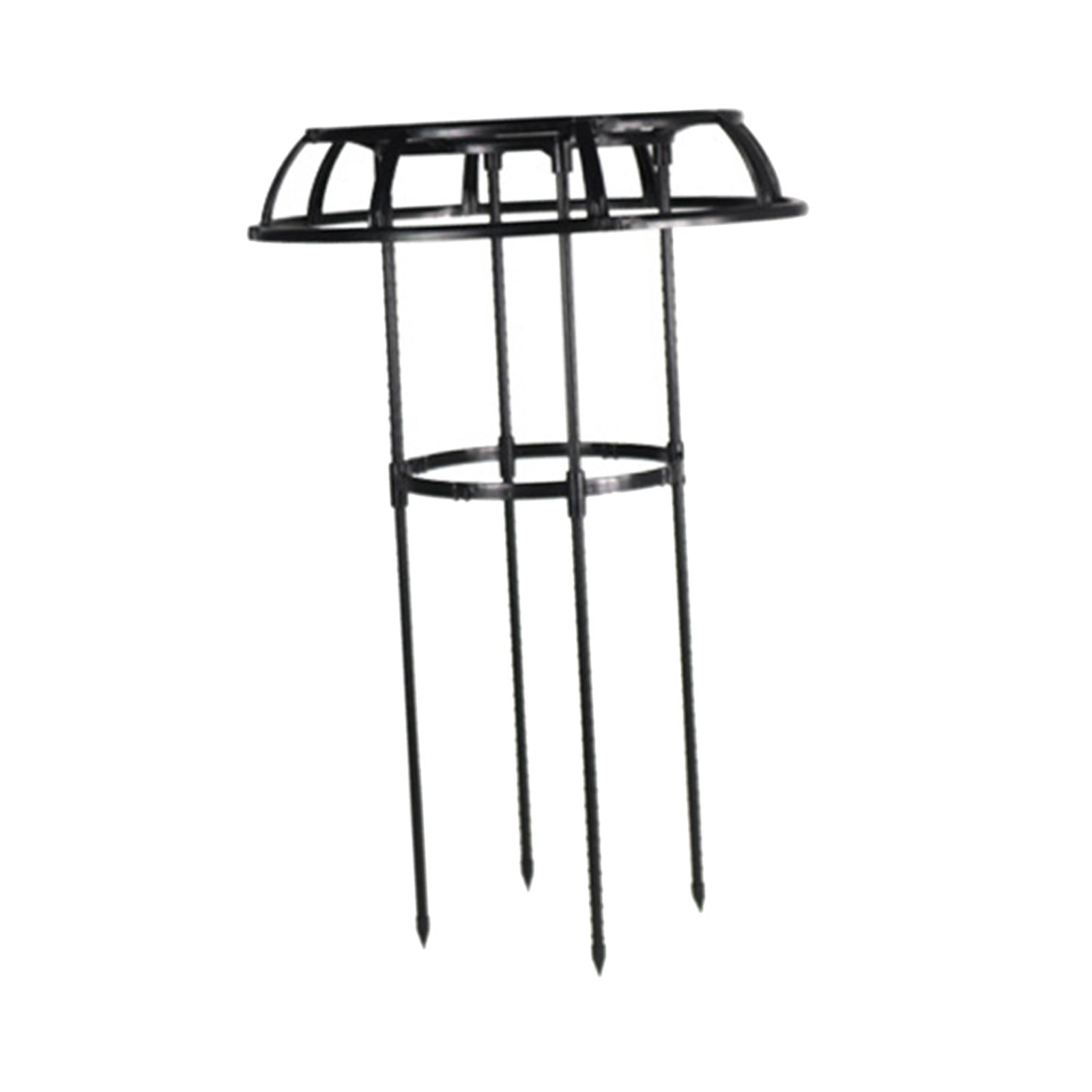 figatia Garden Trellis Plant Support Trellis Decorative Tools Black Vertical Multipurpose,Metal Plant Trellis Tomato Cage for Flowers 75x50cm