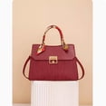 thumbnail image 5 of Women's red handbag with a sense of luxury, 5 of 8