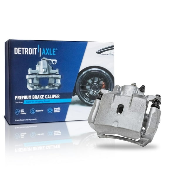 Detroit Axle - Front Left Brake Caliper for Chevrolet Malibu Pontiac G6 Solstice Saturn Aura Sky, Driver Side Disc Brake Caliper Replacement