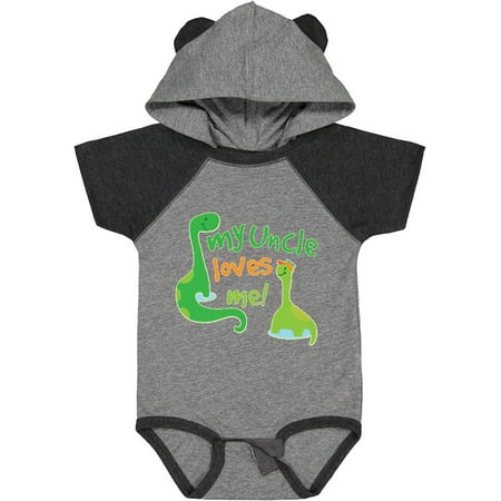 

Inktastic My Uncle Loves Me Gift Baby Boy Bodysuit