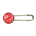 thumbnail image 1 of Corte de papel China Zodiac Monkey animal EsES Broche De Broche De Metal Antiguo Unbranded M, 1 of 3