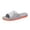 Grey, variant on Men's Wide Width Shower Shower Quick Drying Non Slip Shower Slippers with Drain Hole Lightweight Massage Slide Sandals