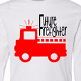 thumbnail image 4 of Inktastic Future Firefighter Cute Red Firetruck Long Sleeve Youth T-Shirt, 4 of 5