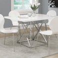 thumbnail image 2 of Monarch Specialties Dining Chair 4Pcs, 34"H, White Bentwood With Chrome, 2 of 2