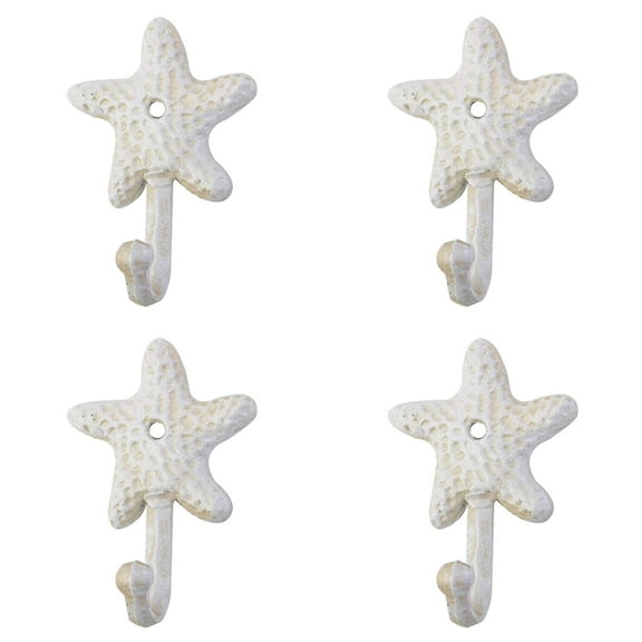 Starfish Cast Iron Decorative Wall Hooks Towels Hooks Metal Hooks