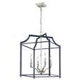 thumbnail image 2 of Golden Lighting 8401-4P PW-NVY 4 Light Pendant, Pewter & Navy, 2 of 2