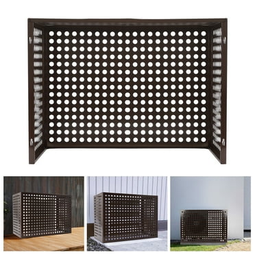 Air Conditioner Fence for Outdoor Units, Freestanding Privacy Screen Fence Panel