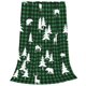 thumbnail image 2 of Balery Christmas tree green plaid Manta de Felpa Suave y Acogedora – Cobija de Franela Aterciopelada para Cama, Lavable y Cálida para Sofá, Mascotas, Transpirable-50"x40", 2 of 7