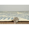 thumbnail image 6 of Capri Henley Rug Bone Blue 43 x 73 Easy Care Polypropylene Transitional Style, 6 of 6