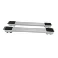 thumbnail image 3 of Furniture Mobile Roller Stand 2 Sets Mobile Roller Bracket Furniture Raised Base Moving Wheels For Refrigerator Washing Machine Silver, 3 of 8