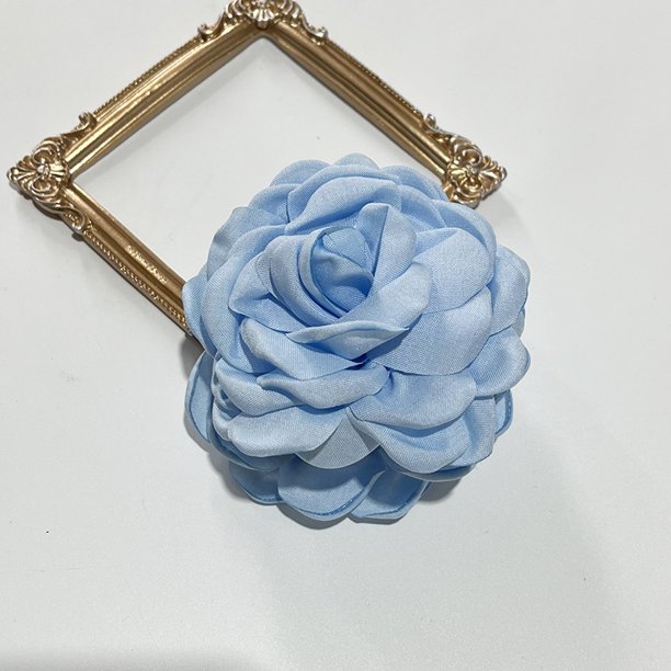Pinzas en forma de garra para el pelo con forma de rosa de tela francesa para mujeres y niñas, pasador, horquillas, pinzas para el pelo, accesorios para el cabello, regalo