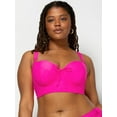 thumbnail image 6 of Women's Smart and Sexy SA625 Longline Underwire Bikini Swim Top (Fuschia Sizzle 36DDD), 6 of 9
