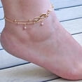 thumbnail image 4 of 12PCS Femmes Cheville Mode Assortis Types Alliage Cheville Chaîne Bracelet de Cheville, 4 of 8