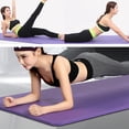 thumbnail image 2 of 0.39 Inch Thick Exercise Mat Yoga Workout Mat for Woman Exercise Mat Home, 2 of 8